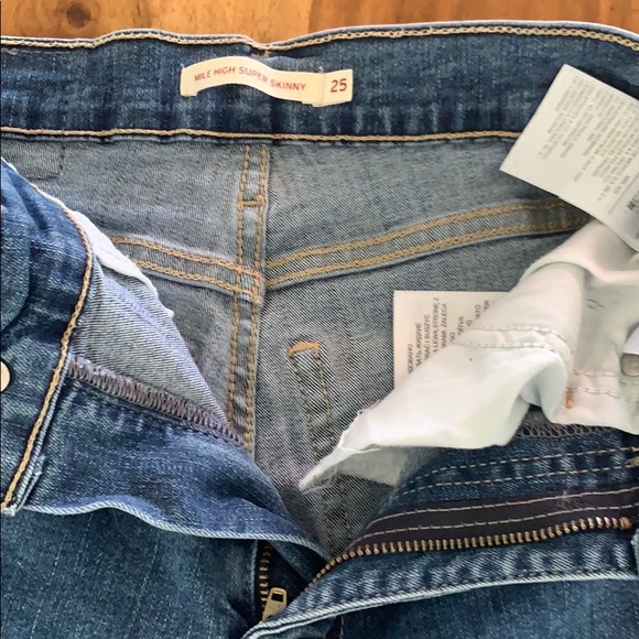 Levi’s Mile High Super Skinny 25 - Picture 3 of 3
